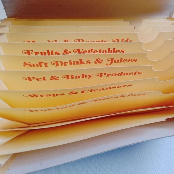 VINTAGE Coupon Binder Accordion Folder 1989 Clever Inflation Busting Tool - Picture 7 of 7